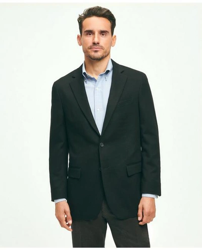 Brooks Brothers Traditional Fit Cashmere 1818 Sport Coat In Black