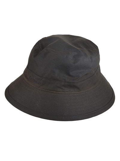 Barbour Wax Sports Hat In Olive