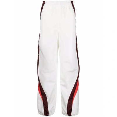 Marine Serre Man Pants Ivory Size M Recycled Polyester In White