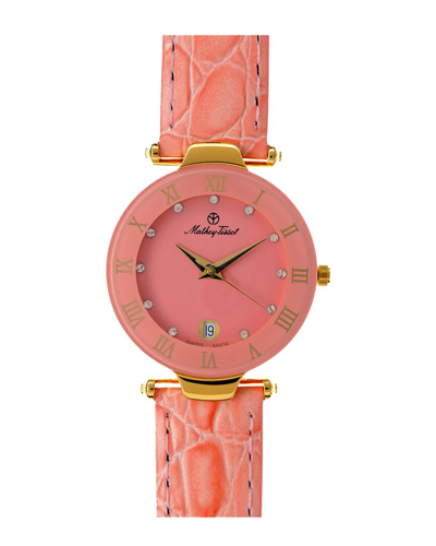 Mathey-tissot Women's Classic Pink Dial Watch