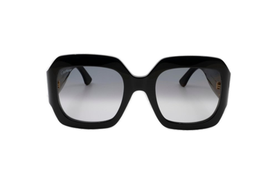 Cartier Oversize Square-frame Sunglasses In Black