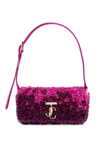 Jimmy Choo Avenue Embellished Mini Shoulder Bag In Pink