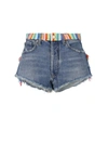 Alanui Short  Woman Color Denim In Blue