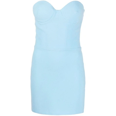 Alex Perry Harper Corset Mini Dress In Blue | ModeSens