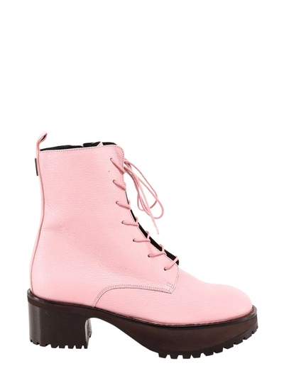By Far Ankle Boots In Pink