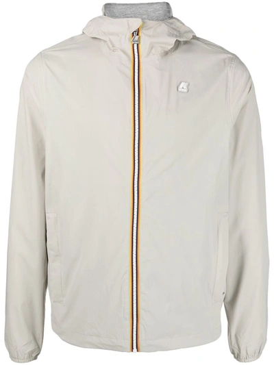 K-way Coats Beige In Beige