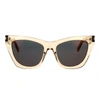 Saint Laurent Eyewear Sunglasses In Beige