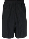 Studio Nicholson Elio Elasticated Waistband Shorts In Black