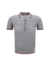 Thom Browne Polo Shirt  Woman In Grey