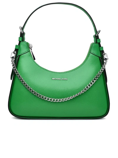 Michael Michael Kors Wilma Midi Green Leather Bag