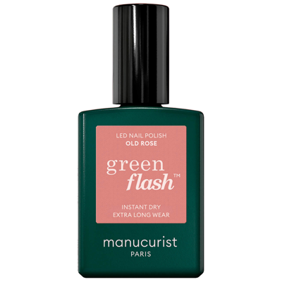 Manucurist Green Flash Varnish 15ml (various Shades) - Old Rose In White