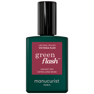 Manucurist Green Flash Victoria Plum 15ml In White