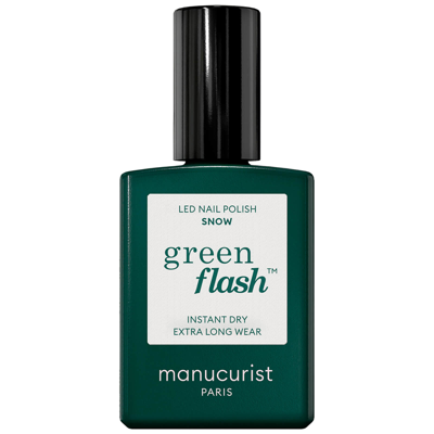 Manucurist Green Flash Varnish 15ml (various Shades) - Snow In White