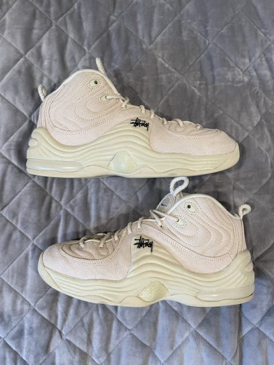 Pre-owned Nike X Stussy Nike Air Penny Ii Sp Shoes In Ivory