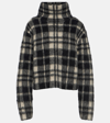 Polo Ralph Lauren Plaid Turtleneck Sweater In Black