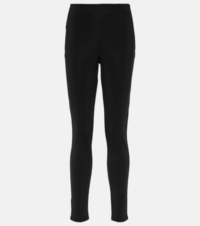 Jet Set Pegaso High-rise Slim Pants In Black