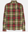 POLO RALPH LAUREN LOGO CHECKED COTTON TWILL SHIRT