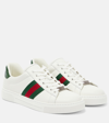 Gucci Sneakers Rubber Sole Contrasting Heel Tab In Multicoloured