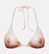 Jean Paul Gaultier Woman Pink Swimwear In Multicoloured