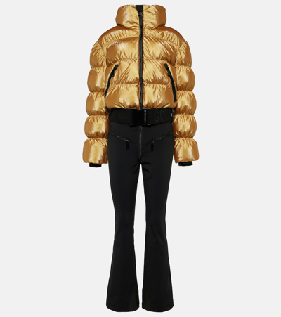 Goldbergh Snowball Padded Ski Suit In Gold