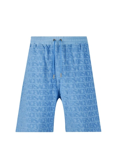 Versace Shorts In Blue