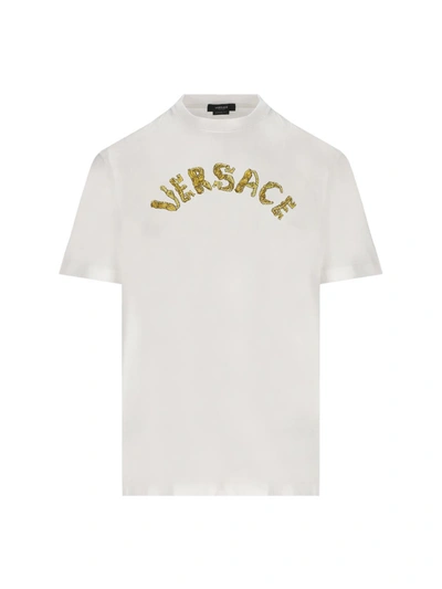 Versace T-shirt And Polo In White