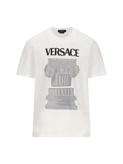 Versace T-shirt And Polo In White
