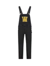 Washington Dee Cee Denim Washington Jumpsuit With Contrasting Logo Patch In Black