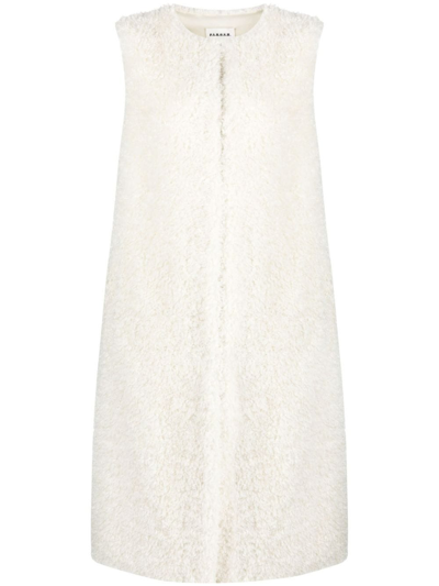 P.a.r.o.s.h Perform Sleeveless Faux-fur Coat In White