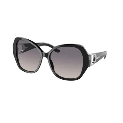 Polo Ralph Lauren Ralph Lauren Woman Sunglass Rl8202b In Gradient Dark Purple,gray