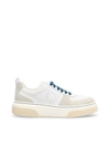 Ferragamo Cassina Low-top Sneakers In White