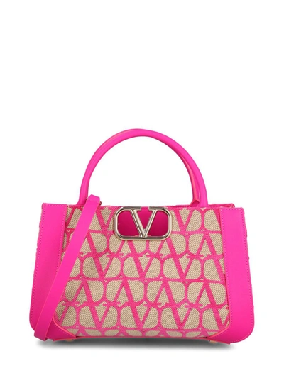 Valentino Garavani Handbags In Natural/pink Pp