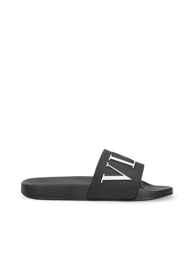 Valentino Garavani Slide Sandal In Black