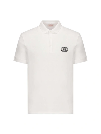 Valentino T-shirt And Polo Shirt In White