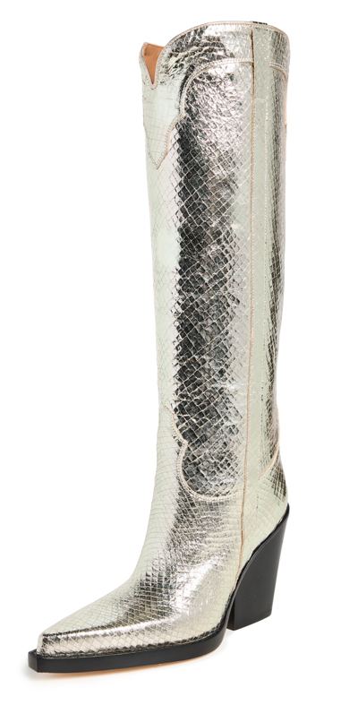 Paris Texas El Dorado Boots In Platino