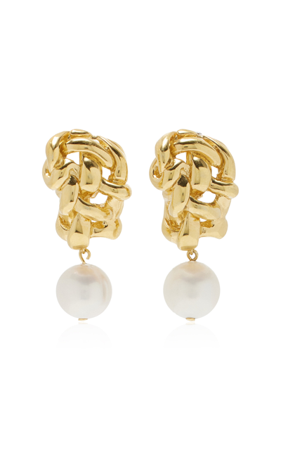 Completedworks Pearl 18k Gold-plated Earrings