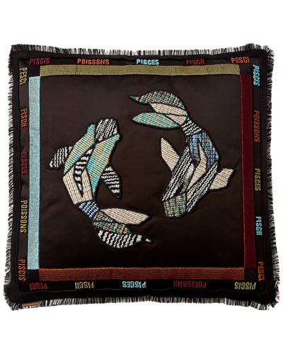 MISSONI MISSONI HOME CONSTELLATION EMBROIDERED CUSHION