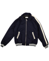 Rhude Navy Wool Boys Signature Bomber Jacket
