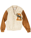 Rhude Beige And Tan Cardigan Bomber