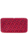 JUDITH LEIBER SMOOTH RECTANGLE CRYSTAL CLUTCH