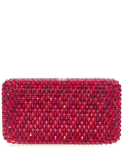 Judith Leiber Smooth Rectangle Crystal Clutch
