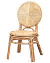 BAXTON STUDIO BAXTON STUDIO CARITA MODERN BOHEMIAN RATTAN DINING CHAIR