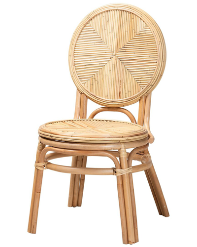 Baxton Studio Carita Modern Bohemian Rattan Dining Chair