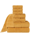 Superior 8pc Zero Twist Cotton Waffle Honeycomb Plush Soft Absorbent Towel Set