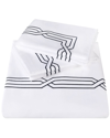 Superior 1200tc Egyptian Cotton Embroidered Geometric Scroll Duvet Cover Set