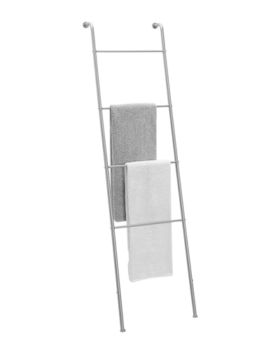 Sunnypoint Free Standing Ladder Towel Rack In Silver