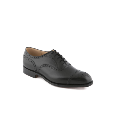 Church's Diplomat 173 Black Calf Oxford Shoe In Nero