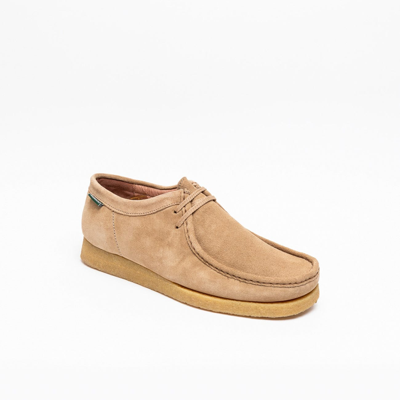 Sebago Suede Laced Loafers In Neutrals