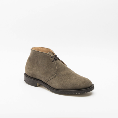 Church's Ryder 81 Mud Castoro Suede Chukka Boot In Beige