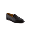 John Lobb Lopez Slip-on Hand-stitched Penny Loafers In Nero